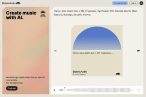 Stable Audio 以 AI 製作免費音樂，最長 45 秒僅限非商業用途
