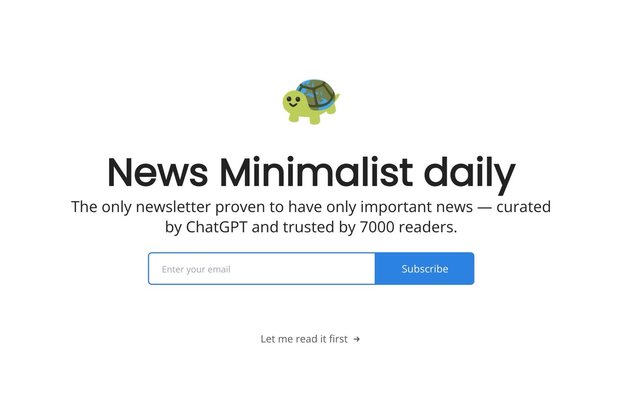 News Minimalist
