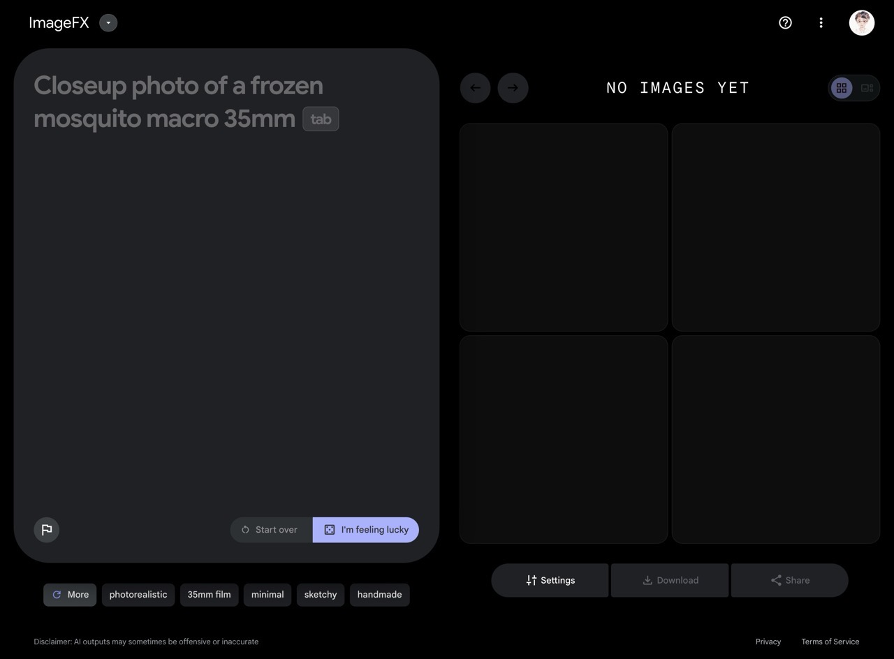 Google 推出 ImageFX 生成式 AI，用提示詞快速產生圖片