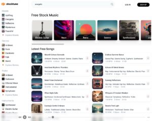 StockTune：免費 AI 音樂素材庫，商用免版權、下載超方便！
